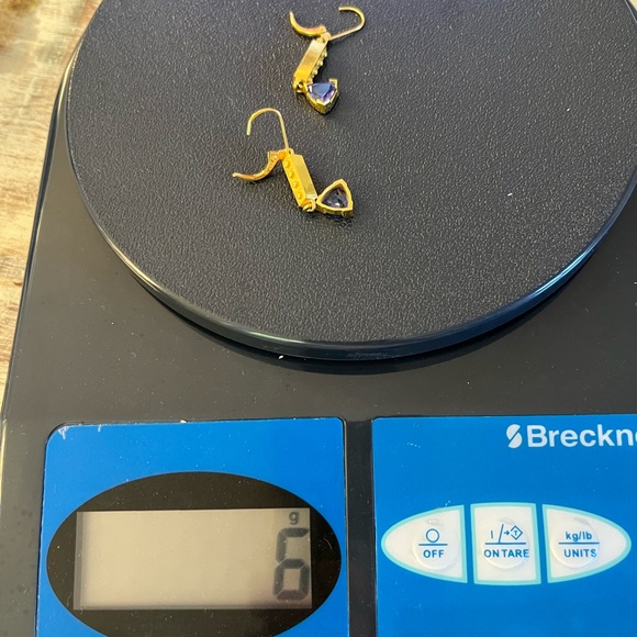 Custom Tanzanite Earrings - Picture 4 of 7